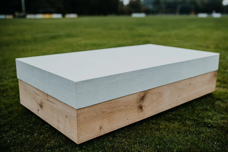 CONCRETE - WOOD - Couchtisch