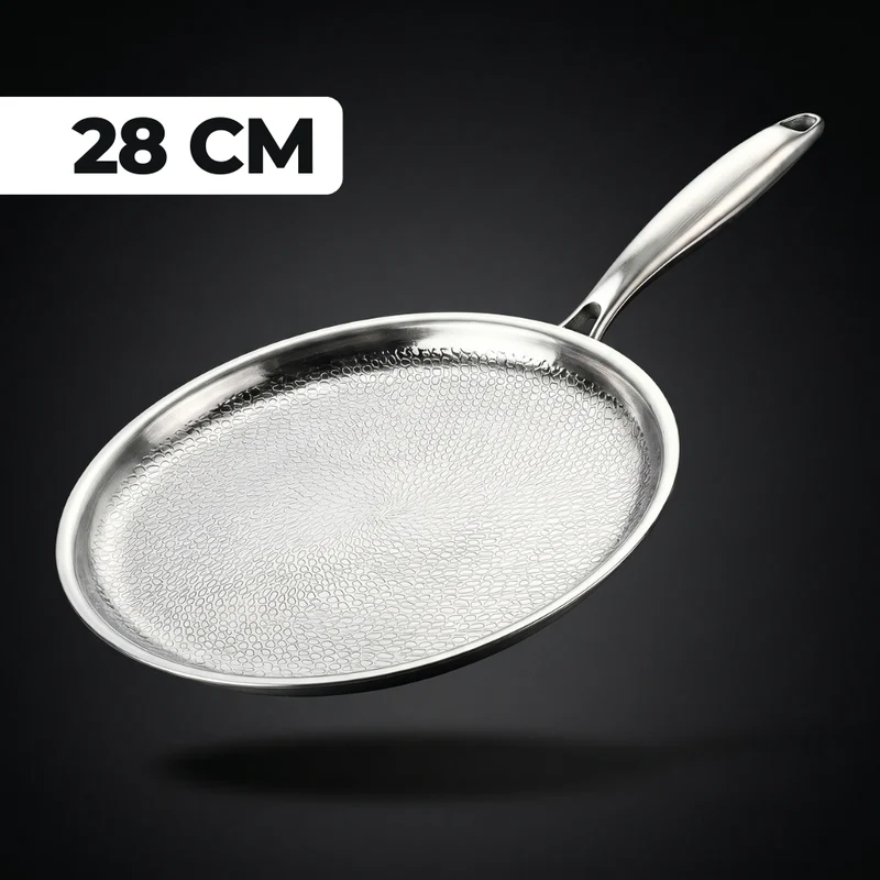Padella per Crêpes 100% Titanio Puro (28 cm) — TITANOX®
