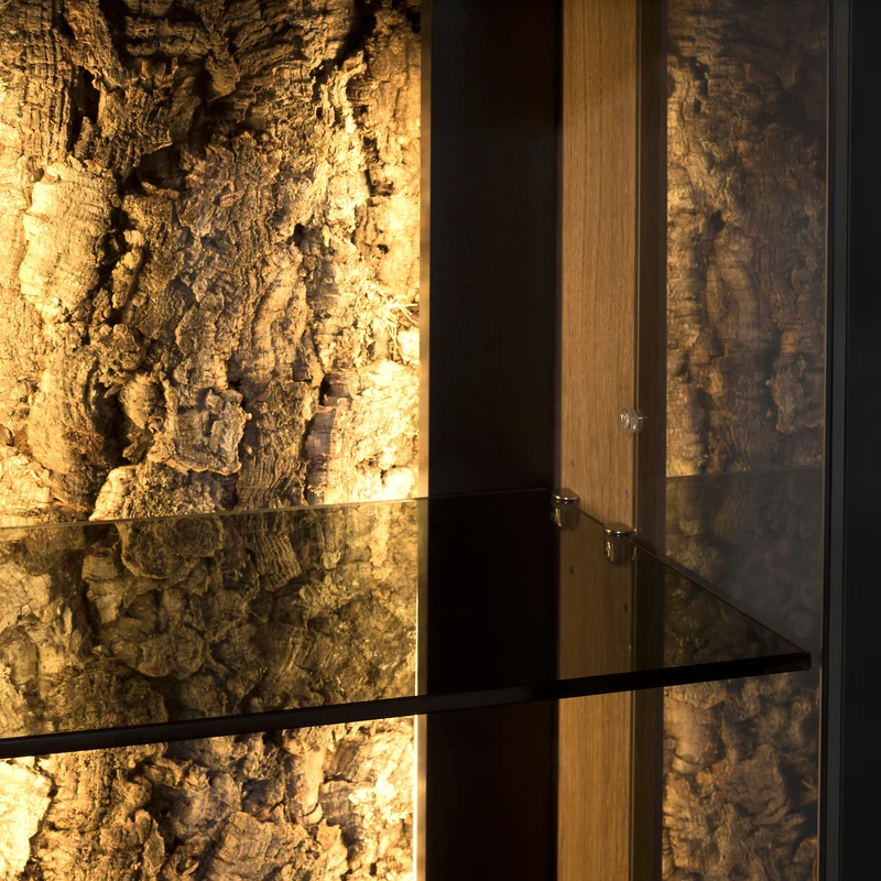 Vitrine aus Eichenholz NAPOLI | LoftStory