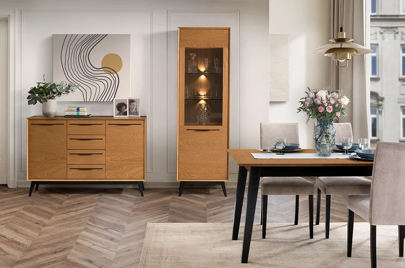 Vitrine aus Eichenholz LAZURE 10 | LoftStory