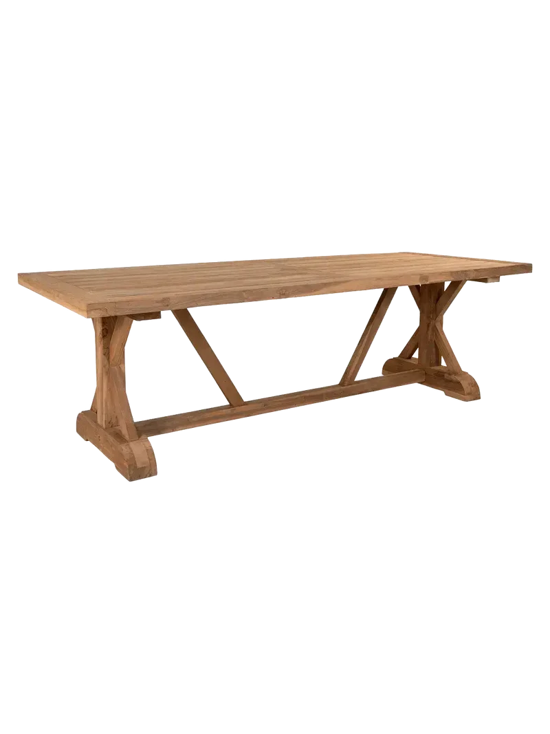 Volos Esstisch Teak, natur