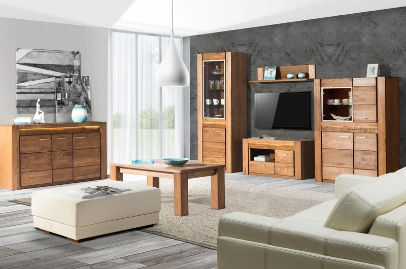 Vitrine aus Eichenholz VELVET 15 | LoftStory