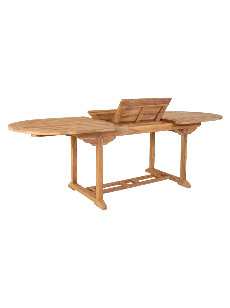 Salamanca Esstisch Teak, natur – ausziehbar