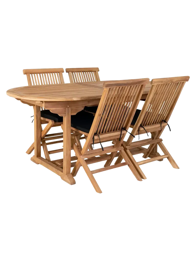 Salamanca Esstisch Teak, natur – ausziehbar