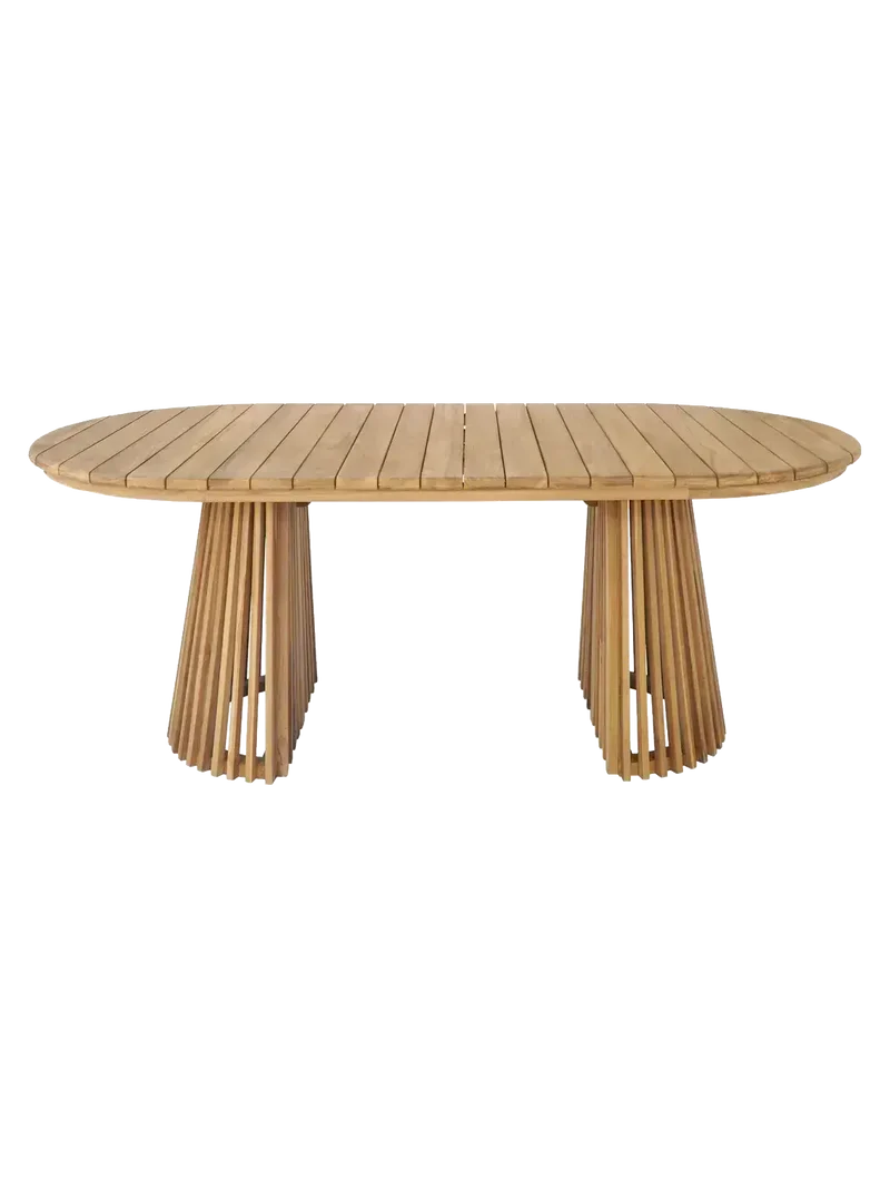 Berja Esstisch Teak, natur