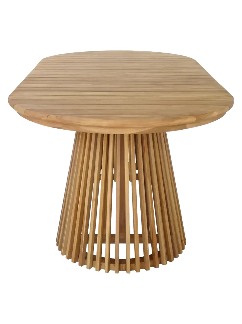 Berja Esstisch Teak, natur