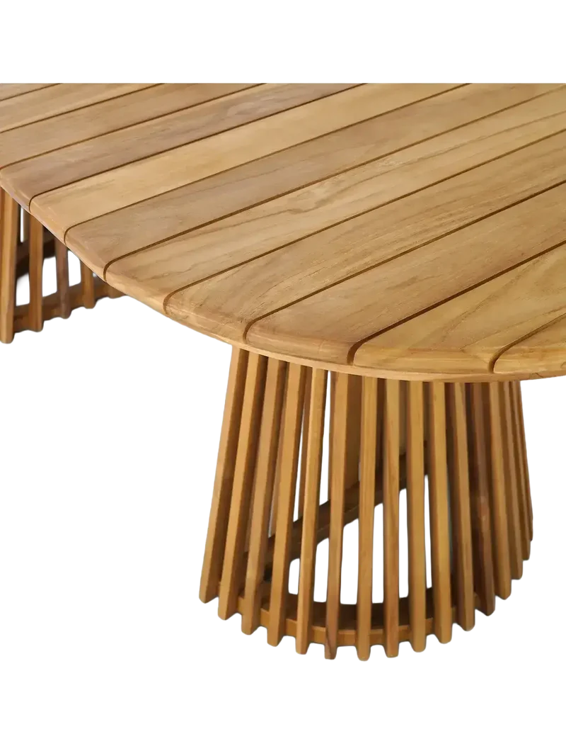 Berja Esstisch Teak, natur