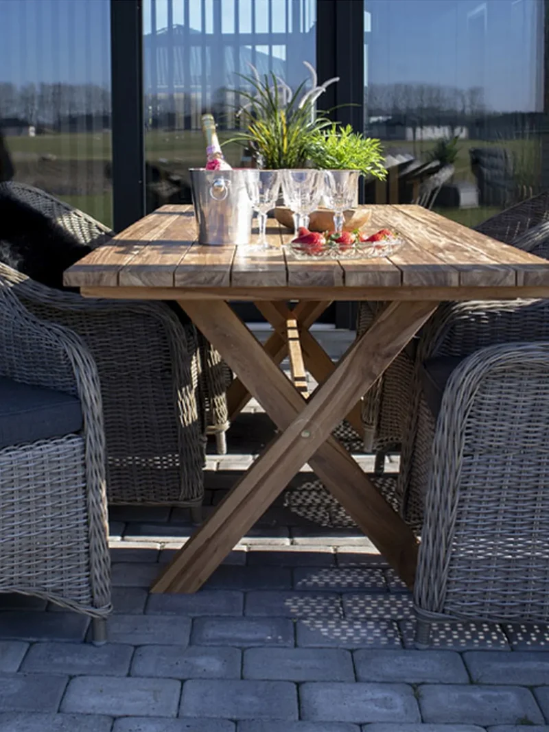 Murcia Esstisch Teak, natur