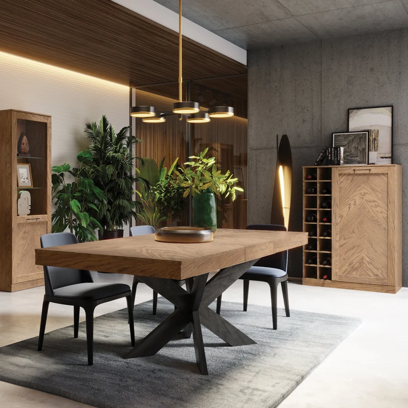 Bar-Möbel aus Eichenholz COZY 15, 100 × 140 × 50 cm | LoftStory