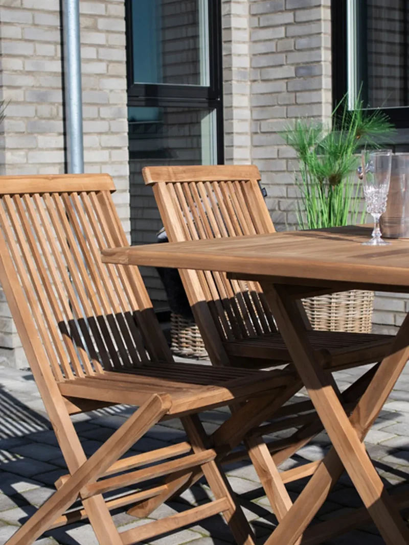 Oviedo Esstisch Teak, natur