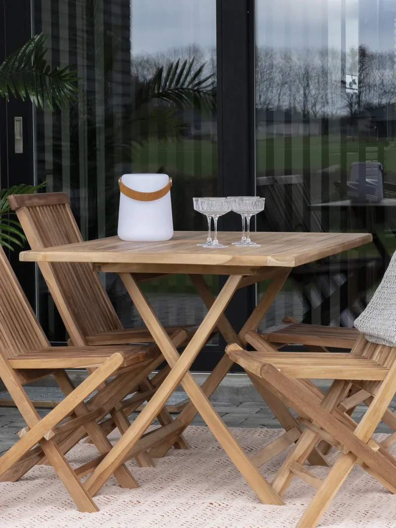 Oviedo Esstisch Teak, natur