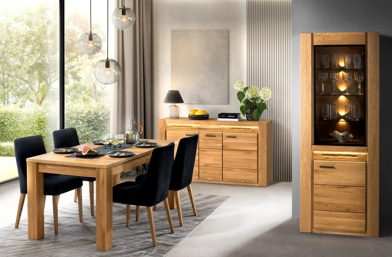 Vitrine aus Eichenholz VELVET 11 | LoftStory