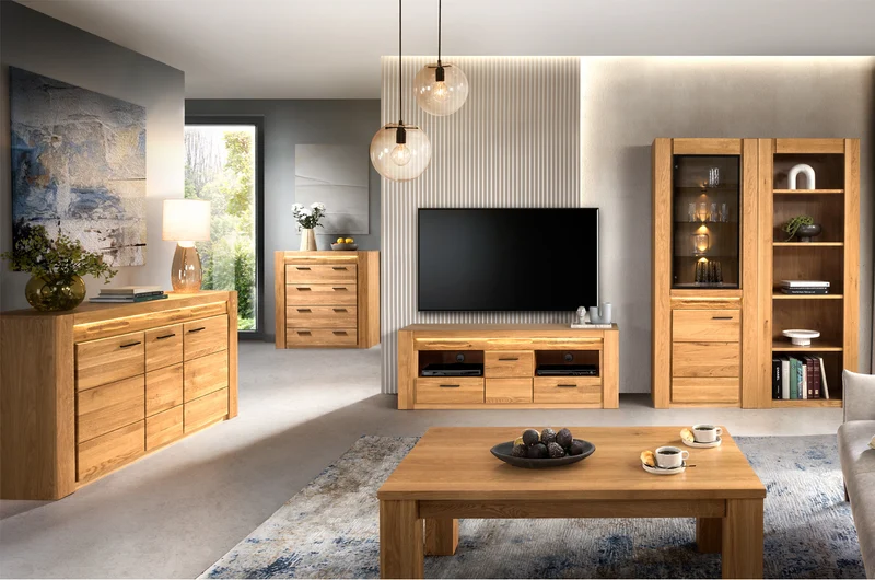 Vitrine aus Eichenholz VELVET 11 | LoftStory