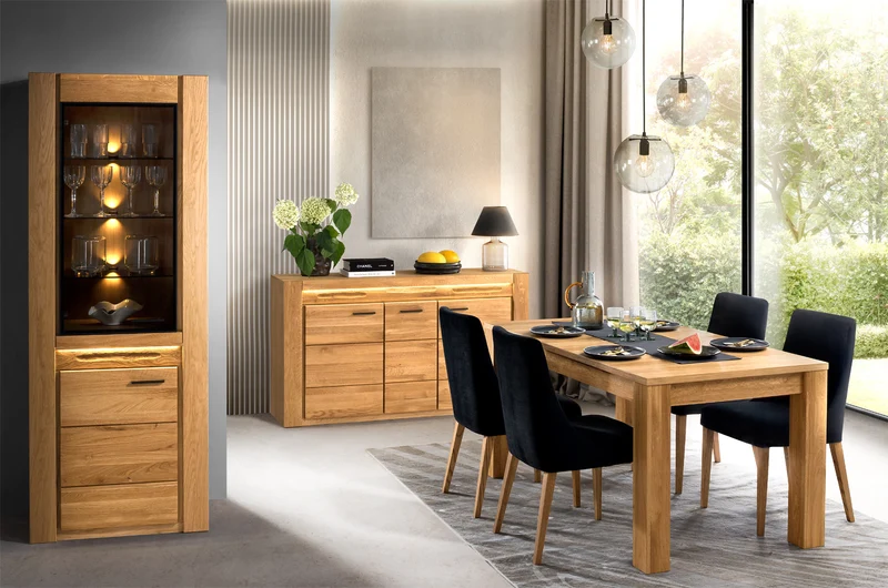 Vitrine aus Eichenholz VELVET 10 | LoftStory