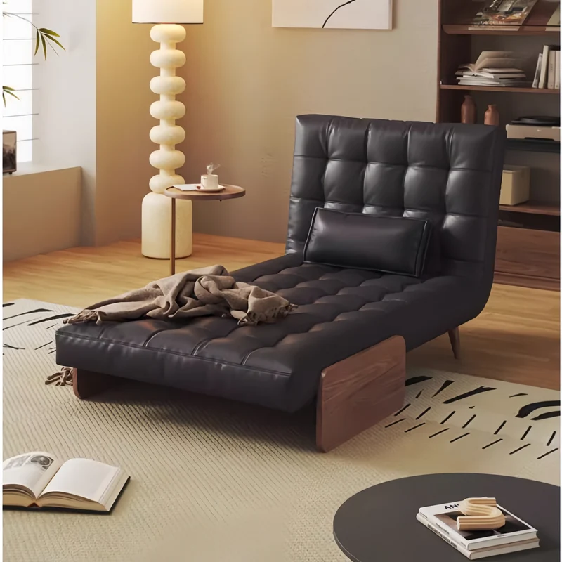 3-in-1-Schlafsofa aus Kunstleder