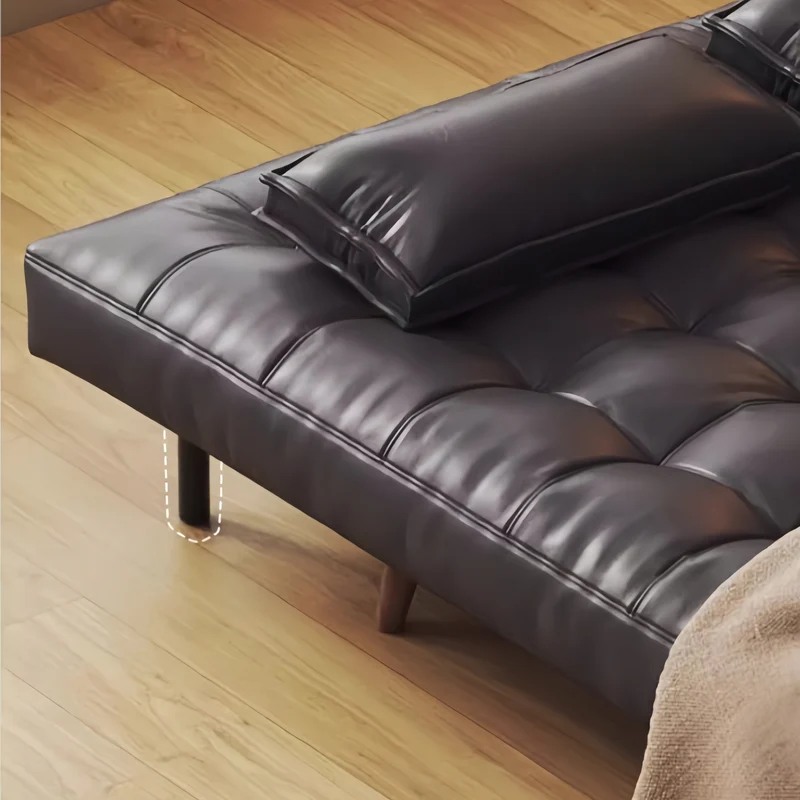 3-in-1-Schlafsofa aus Kunstleder