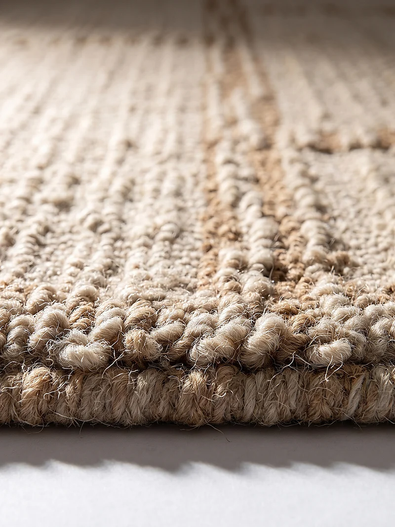 Wollteppich Bouclé-Struktur · handgetuftet · 12 mm Flor, 3.300 g/m²