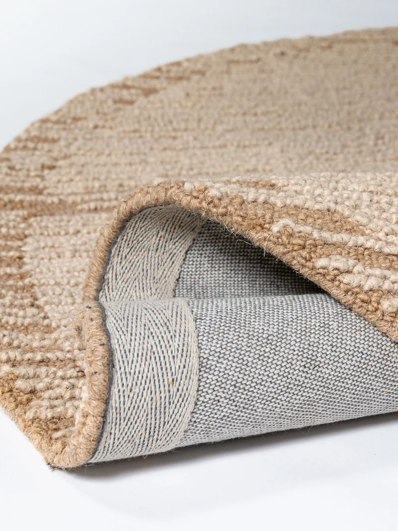 Wollteppich Bouclé-Struktur · handgetuftet · 12 mm Flor, 3.300 g/m²