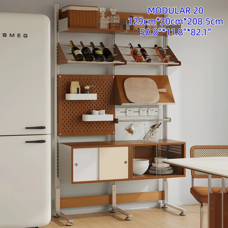 Bohrfreies modulares Regalsystem aus Aluminiumlegierung, Modul 10