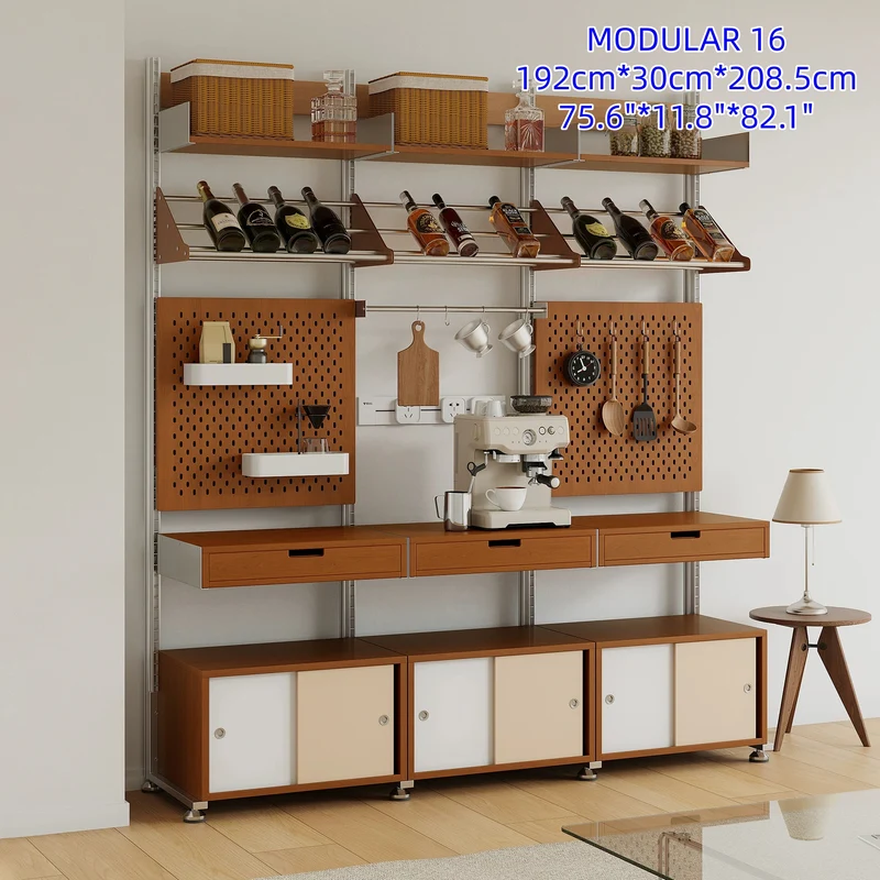 Bohrfreies modulares Regalsystem aus Aluminiumlegierung, Modul 10