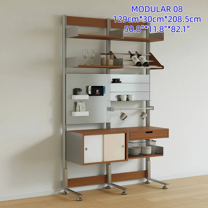 Bohrfreies modulares Regalsystem aus Aluminiumlegierung, Modul 10