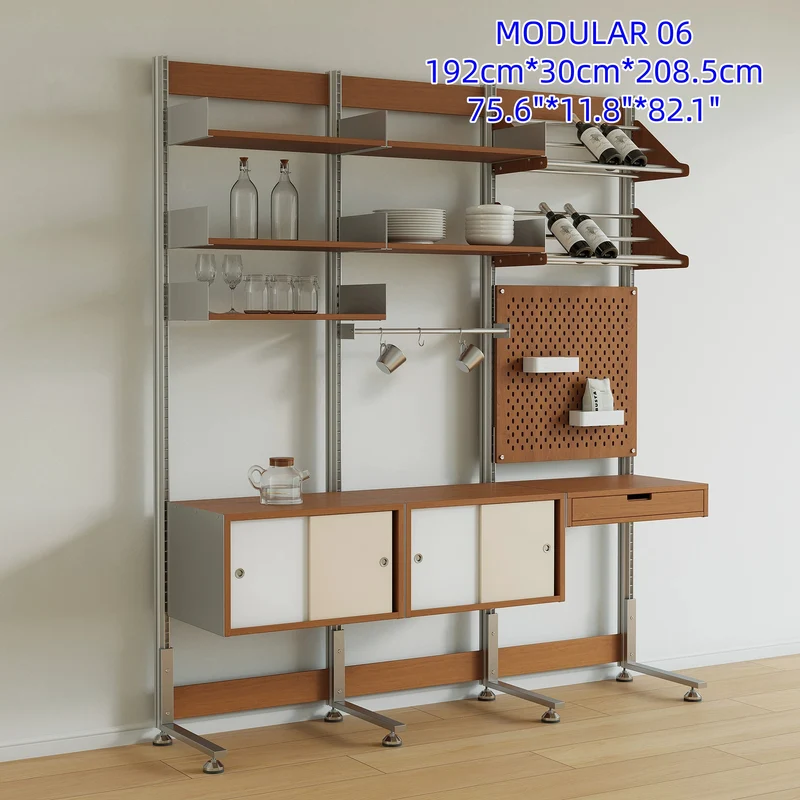 Bohrfreies modulares Regalsystem aus Aluminiumlegierung, Modul 10