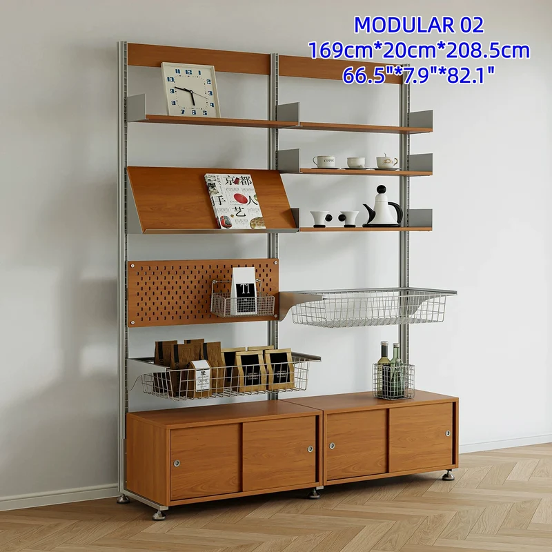 Bohrfreies modulares Regalsystem aus Aluminiumlegierung, Modul 10