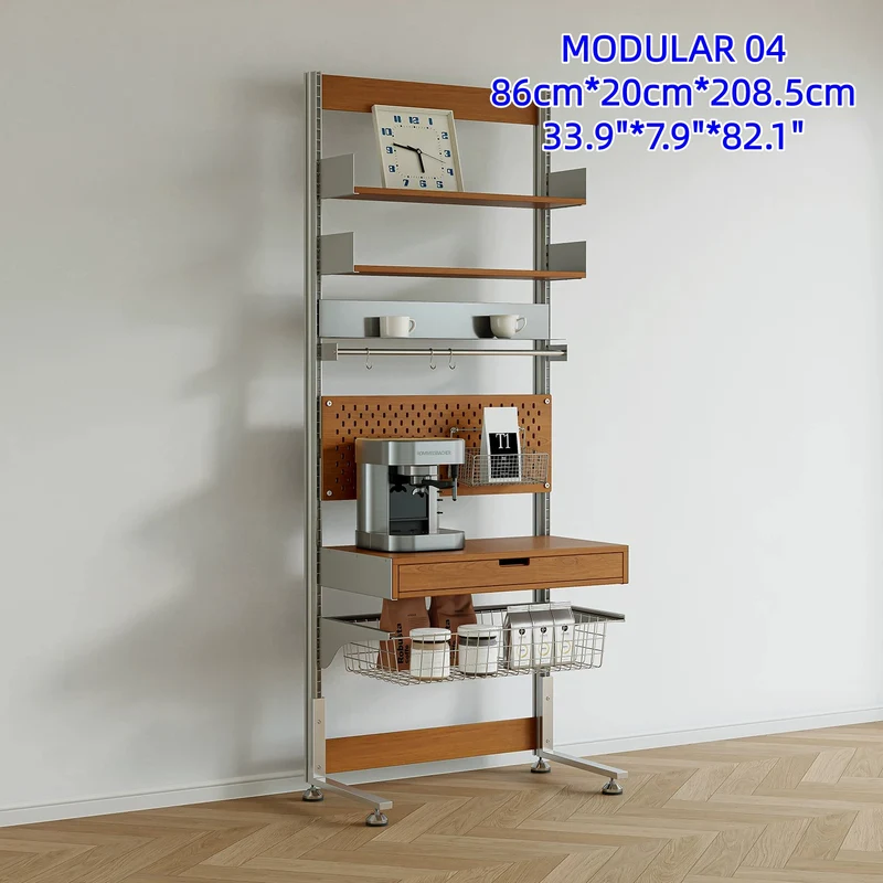 Bohrfreies modulares Regalsystem aus Aluminiumlegierung, Modul 10