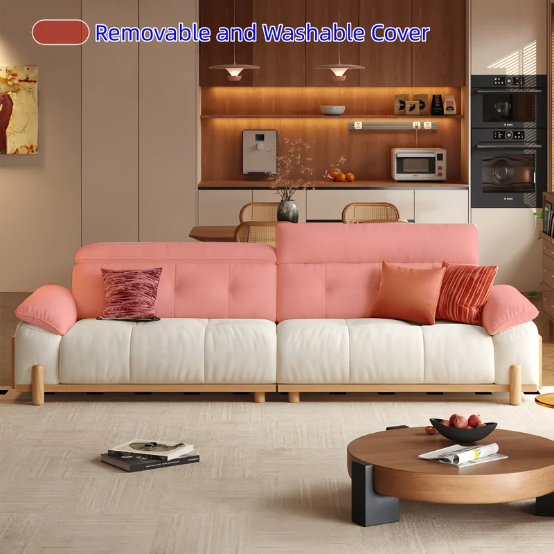 CITRUS 3-in-1 Mikrofaser-Wildleder-Samt-Schlafsofa