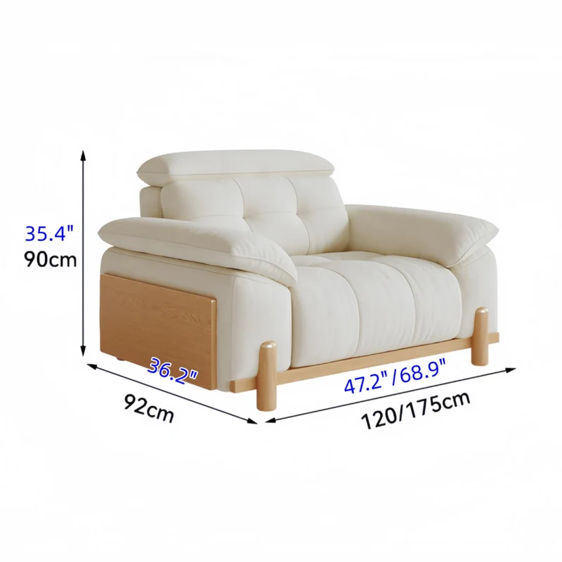 CITRUS 3-in-1 Mikrofaser-Wildleder-Samt-Schlafsofa