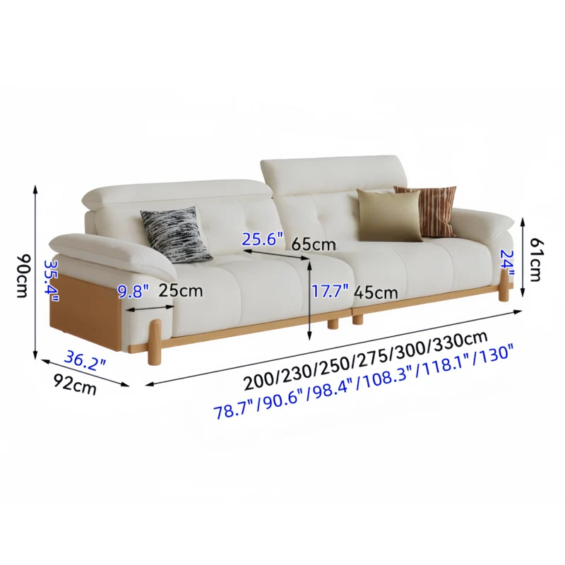 CITRUS 3-in-1 Mikrofaser-Wildleder-Samt-Schlafsofa