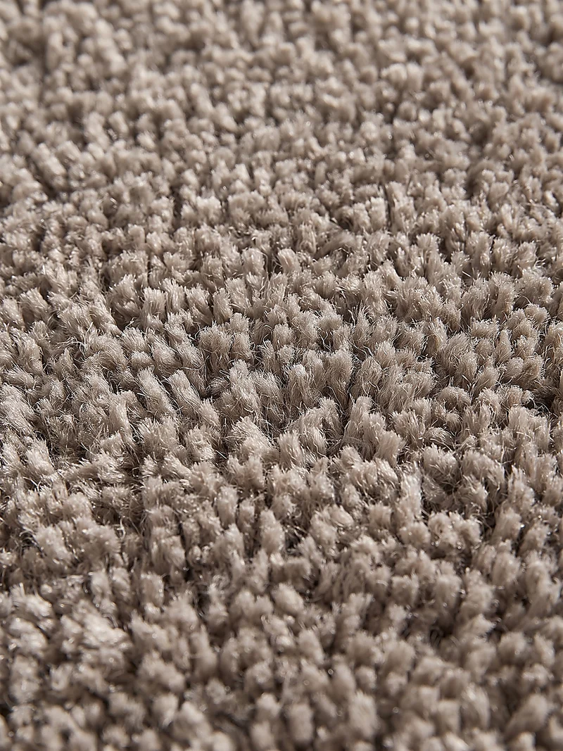 Hochflor-Teppich Uni - Polyester, 26 mm Gesamthöhe