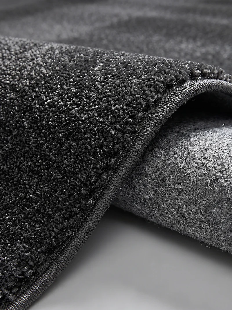 Hochflor-Teppich Uni - Polyester, 26 mm Gesamthöhe