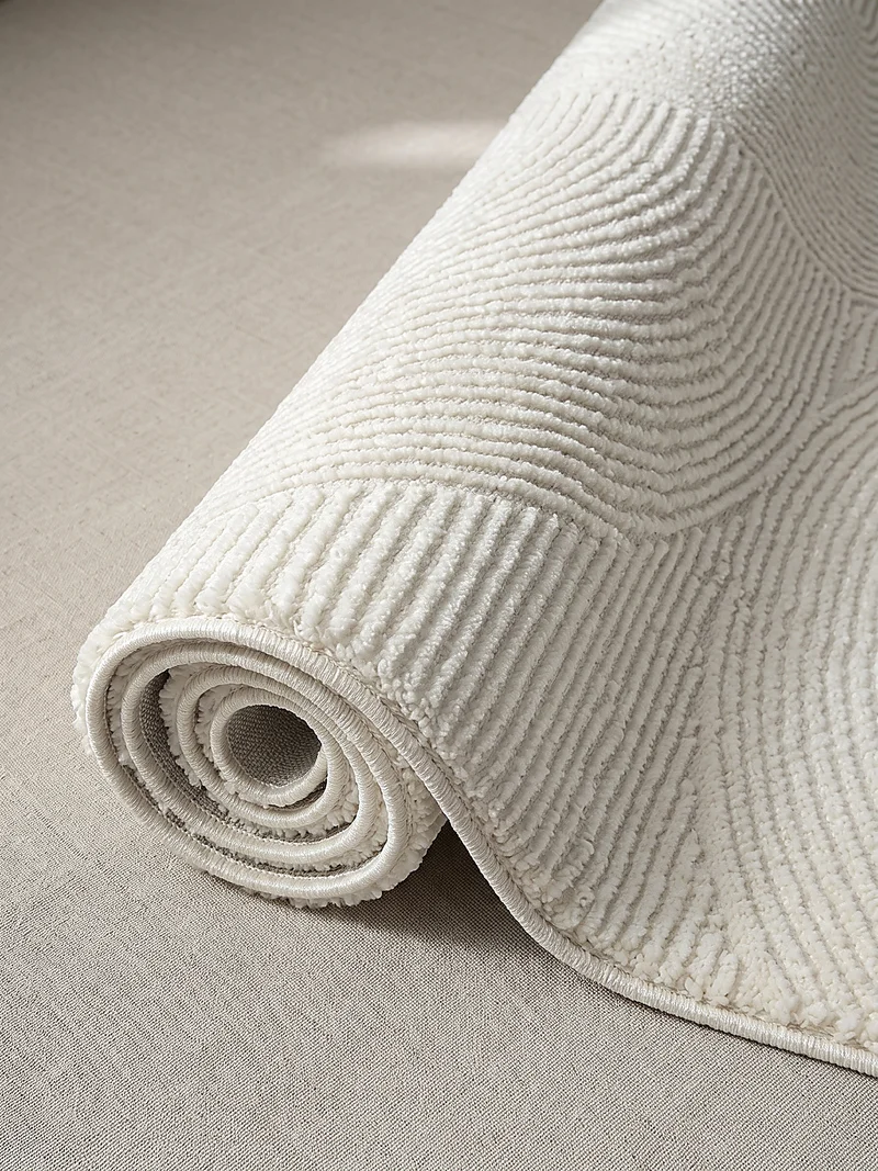 Kurzflor-Teppich Architektonische Säulen - Polyester, 13 mm Gesamthöhe