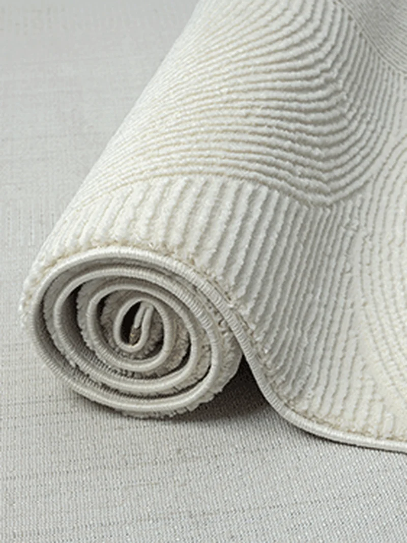 Kurzflor-Teppich Architektonische Säulen - Polyester, 13 mm Gesamthöhe