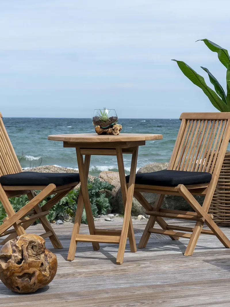 Oviedo Beistelltisch Teak, natur