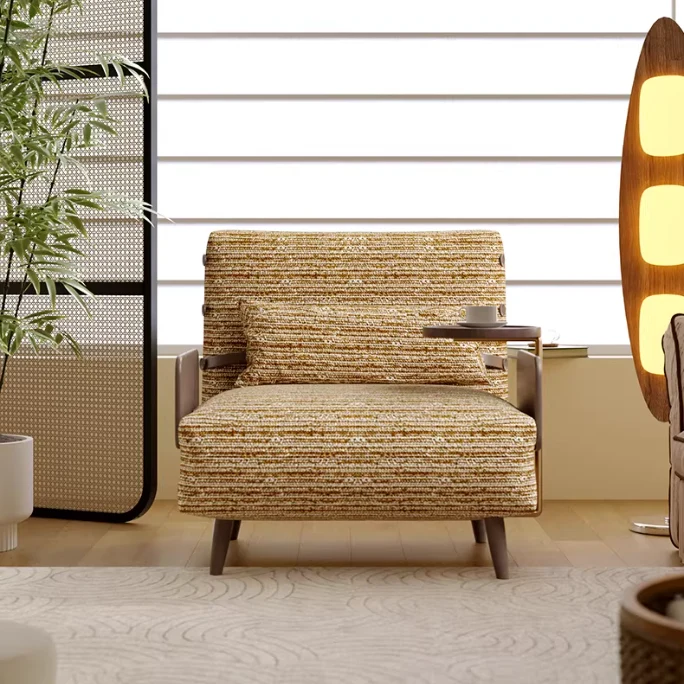 3-in-1 Schlafsofa aus Chenille-Stoff
