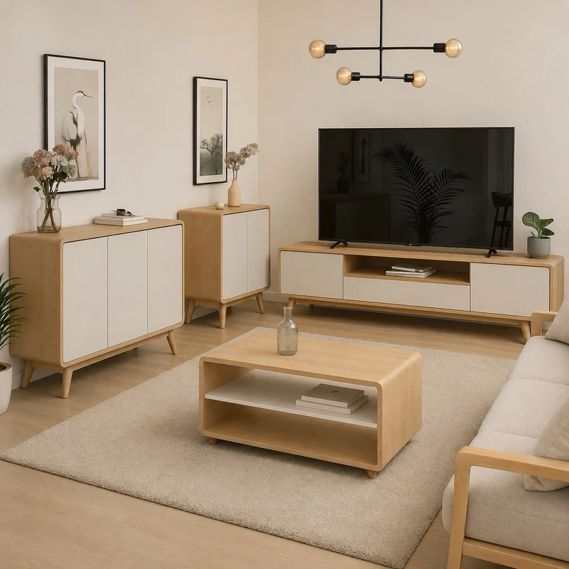 TV-Möbel aus Massivholz OSLO 3 | NordicStory