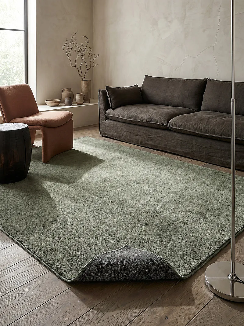 Hochflor-Teppich Uni - Polyester, 17 mm Gesamthöhe