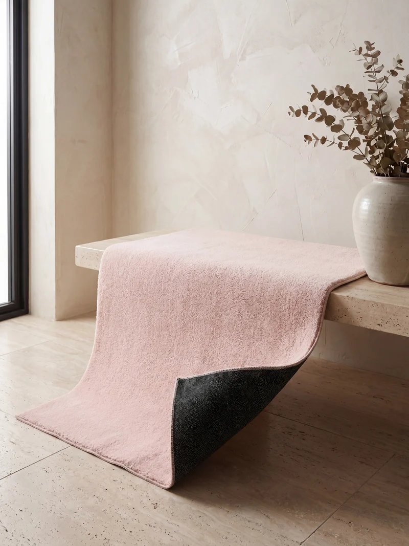 Hochflor-Teppich Uni - Polyester, 17 mm Gesamthöhe