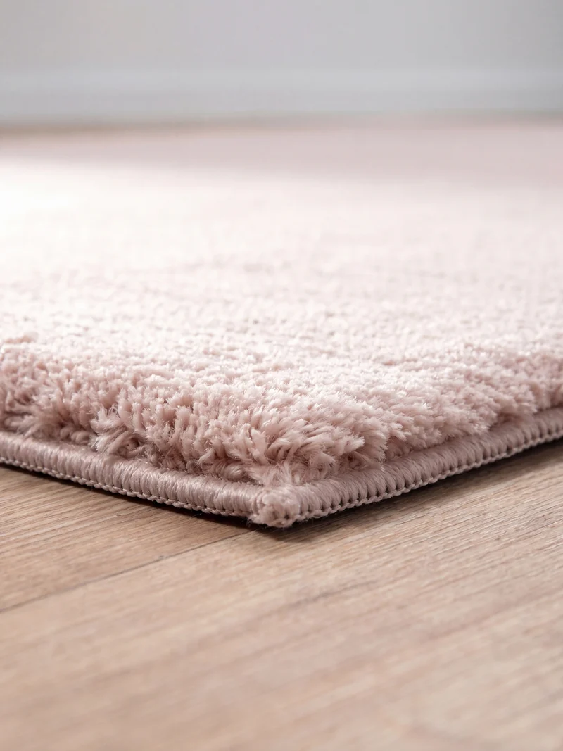 Hochflor-Teppich Uni - Polyester, 17 mm Gesamthöhe