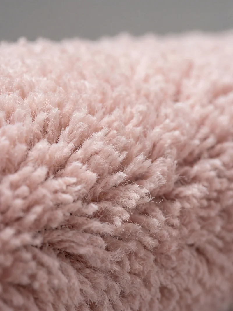 Hochflor-Teppich Uni - Polyester, 17 mm Gesamthöhe