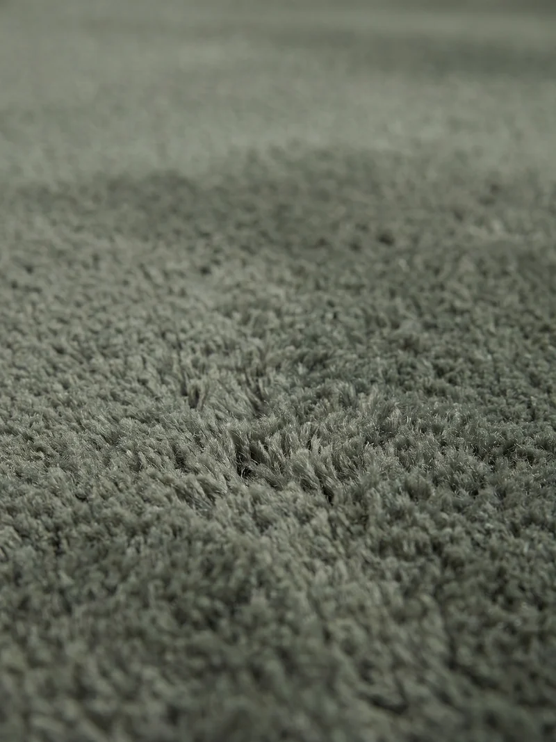 Hochflor-Teppich Uni - Polyester, 17 mm Gesamthöhe