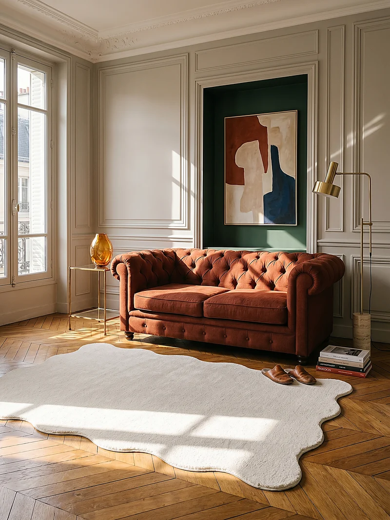 Hochflor-Teppich Uni - Polyester, 17 mm Gesamthöhe