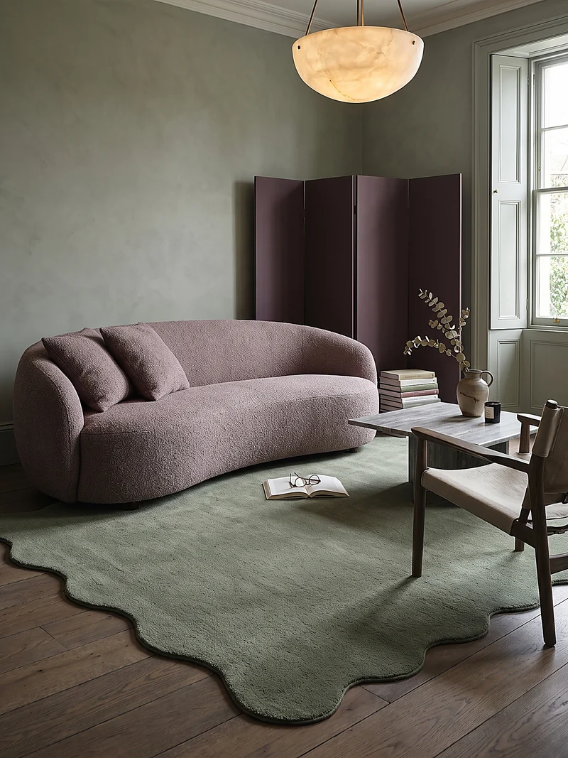 Hochflor-Teppich Uni - Polyester, 17 mm Gesamthöhe