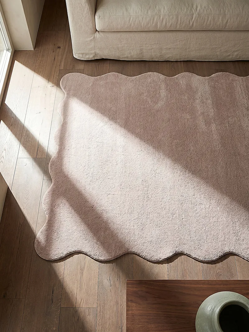 Hochflor-Teppich Uni - Polyester, 17 mm Gesamthöhe