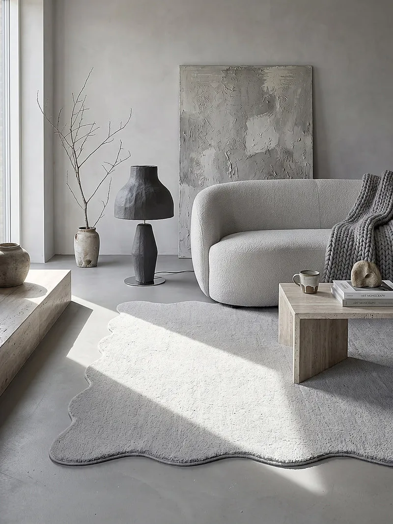 Hochflor-Teppich Uni - Polyester, 17 mm Gesamthöhe