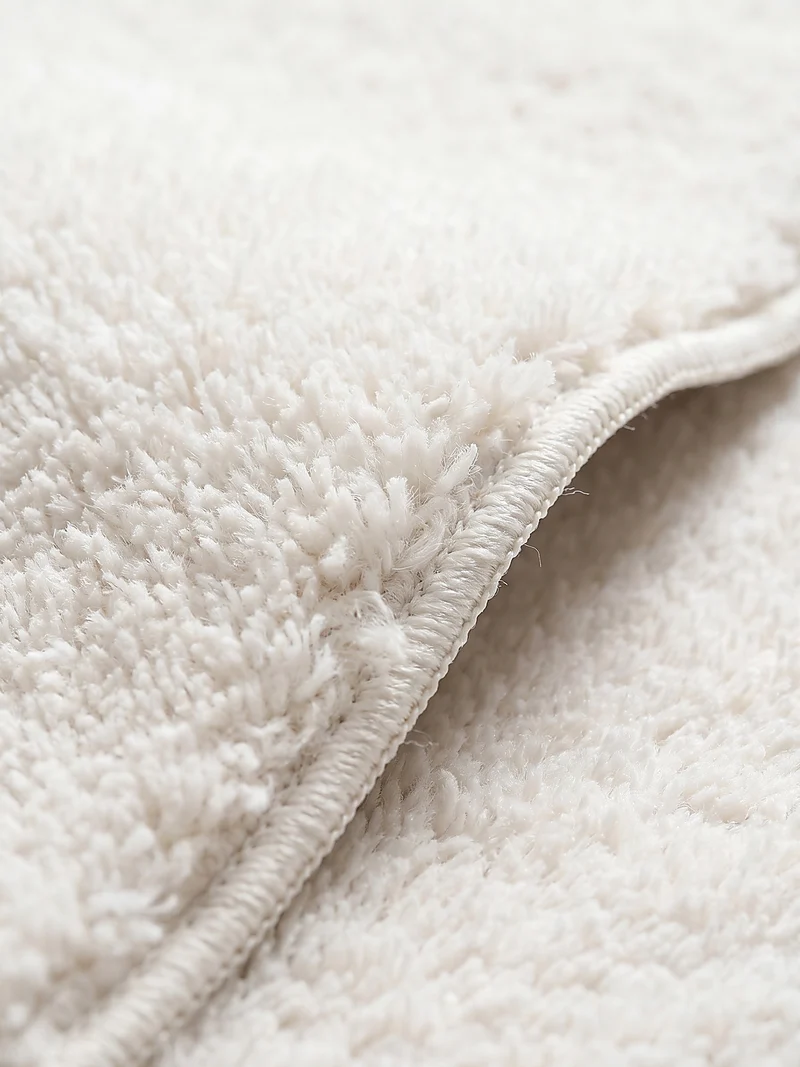 Hochflor-Teppich Uni - Polyester, 17 mm Gesamthöhe