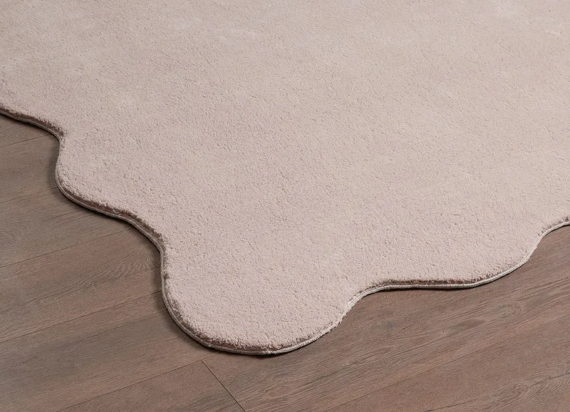 Hochflor-Teppich Uni - Polyester, 17 mm Gesamthöhe