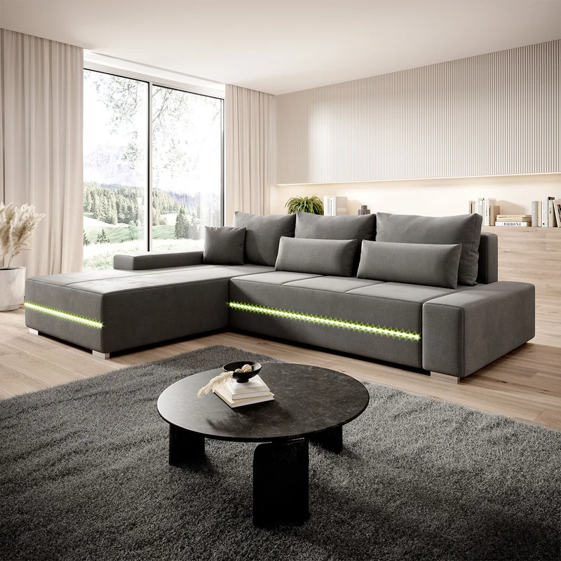 Sofa Davos mit LED